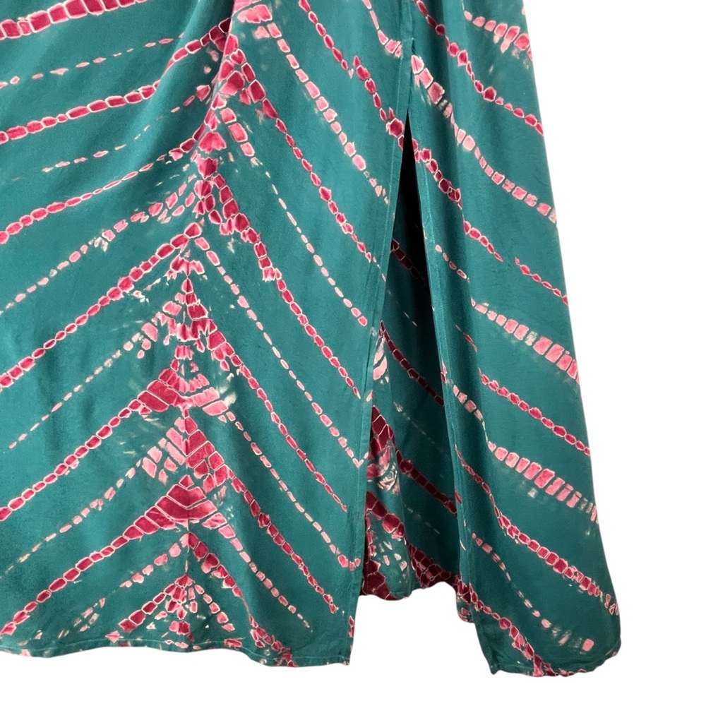 NEW YFB Young Fabulous & Broke Maxi Dress in Dark Teal Savannah Wash Tie Dye S - Picture 6 of 12